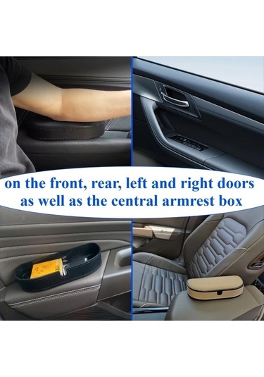 Trendooze 1 Adet Bej Kapı Kolcuğu Organizer Abs Araç İçi Depolama Aydınlatmasız Dayanıklı Bej