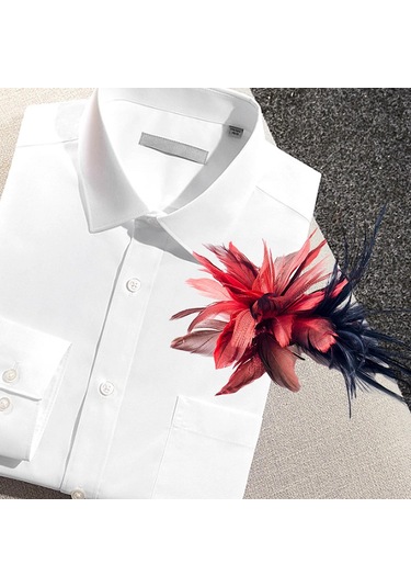 Suntek Moda Tüy Broş Şapkalar Broş Kostümleri Parti Için Çok Renkli