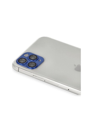 Mey İthalat Apple, Uyumlu iPhone 11 Pro Max Pers Alüminyum Kamera Lens - Lacivert