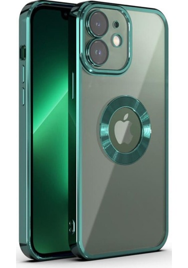 Iphone 11 Kilif 5D Kamera Ve Lens Korumali Plating Logo Cut Case 558235732