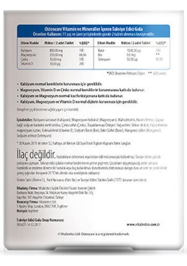 Osteocare 30 Tablet