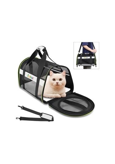 Cbtx Funadd Pet Seyahat Taşıma Çantası Omuz Katlanabilir Tote Çanta Gri