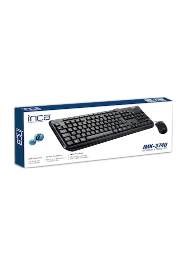 Inca IMK-374U Multimedya Q Klavye Mouse Set