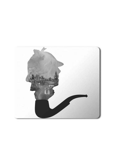 Sherlock Holmes Pipo Baskılı Mousepad Mouse Pad