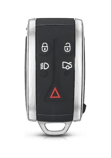 5 Düğmeli Araba Uzaktan Anahtar Kapağı Jaguar X Xf Xk Xkr İçin Dayanıklı Araba Anahtarları Kılıfı