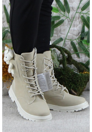 Fort Cool Perla Rahat Sıcak Astar Kaymaz Taban Kız Çocuk Bot Bej