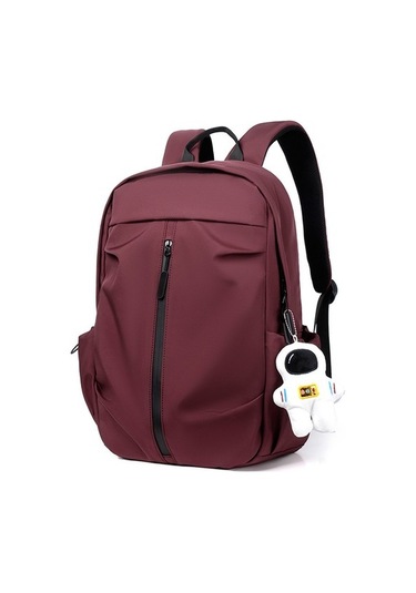 Szypzstore 学生书包高中生简约双肩包高中背包 468jb2 Bordo - Kırmızı