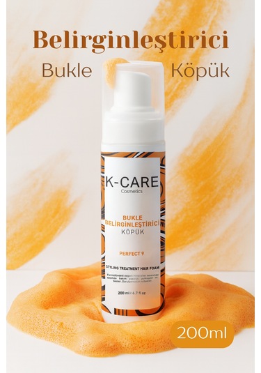 K K-care Cosmetics Bukle Belirginleştirici Köpük 200 ML