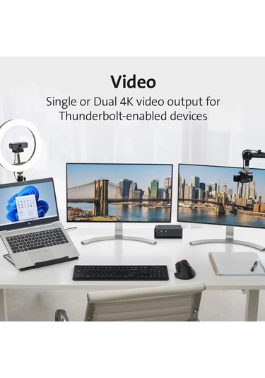 Kensington Usb-c Ve Thunderbolt Bağlantı İstasyonu K37010na