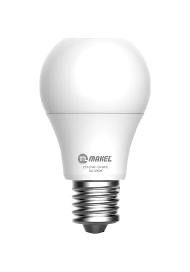 Makel 5W Led Ampul 6500K Beyaz Işık