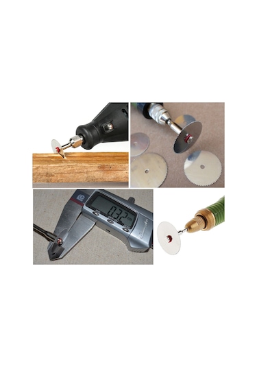 Kesme Diski Oyma Aşındırma Freze Set ve İnce Kesim Disk.