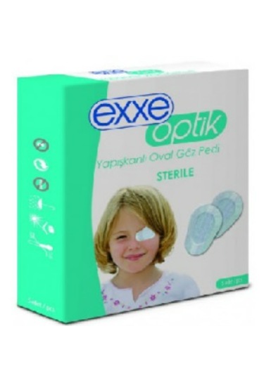 Exxe Optik Yapışkanlı Oval Göz Pedi 5'li