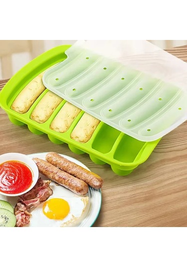 Conventions1 Sosis Yapımcısı Kalıp 6 Kavite Silikon Dıy Jambon