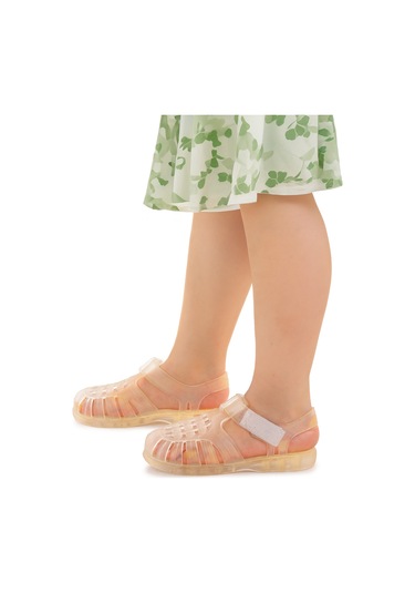 Kiko Kids Fina Günlük Deniz Havuz Plaj Kız Çocuk Sandalet Ayakkabı Şeffaf