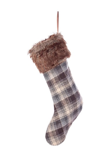 Yılbaşı Süsü Polyester Çorap H 45cm