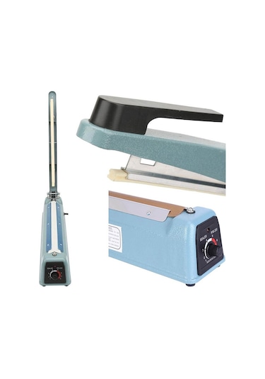 Psf-300 - 30cm Poşet Ağzı Kapama Yapıştırma Makinası - Metal Gövde + Yedek Tel Ve Teflon