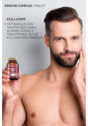 Bioxcin Keratin Complex 500 Mg 60 Tablet - Saç ve Tırnak Vitamini