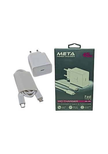 Meta Mp4511bcc 45w Pd& Type-c To Type-c Kablo