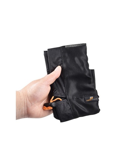 Luckstone Boyut L Seyahat Kamp Kaynağı Ipli Örgü Çamaşır Saklama Çantası Balık Ağı Kolay Katlanır Organizatör - Siyah/Yeşil