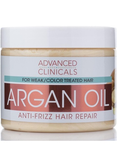 Advanced Clinicals Argan Yağı Kabarma Önleyici Onarıcı Saç Maskesi 340 G