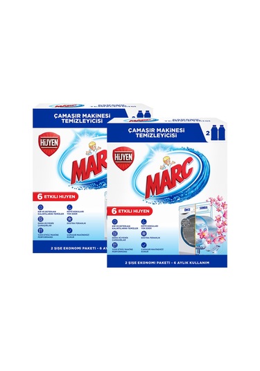 Marc Çamaşır Makinesi Temizleyicisi 4X250 Ml