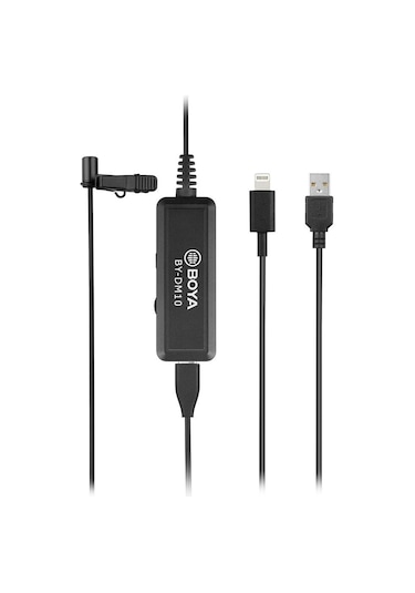 Boya By Dm10 Pc Apple Uyumlu iPhone Telefon Yaka Mikrofonu