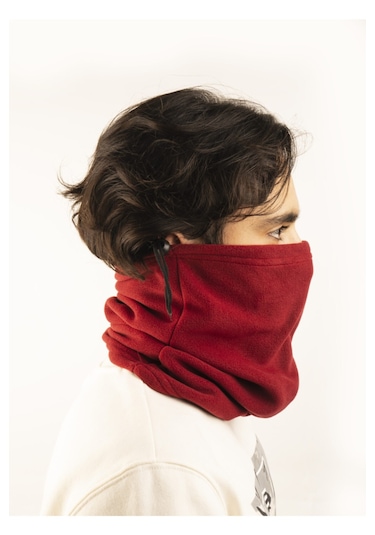 Eleven Markets Kışlık Spor Unisex Bordo Polar Boyunluk Bordo Polar Bordo