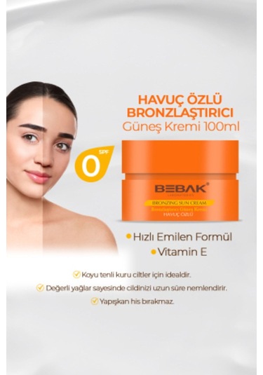 Havuç Özlü Güneş Kremi 100 Ml