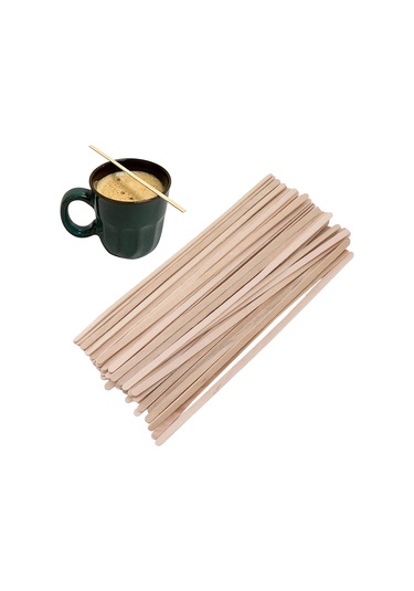 Hangfox 500 Adet Ağaç Kahve Karıştırıcı: Biodegradable, Tek Kullandım, Büro Ve Cafe İçin Eko-friendly Ahşap Çubuklar Diğer