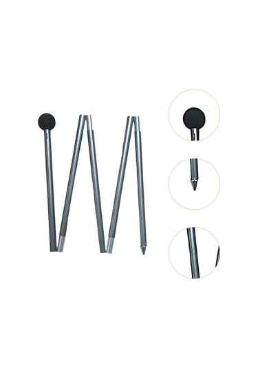 Suntek Çadır Direği Beş Bölümlü Barınak Yapımı Plaj Gri