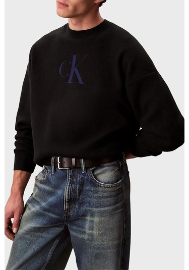 Calvin Klein Erkek Kazak Siyah