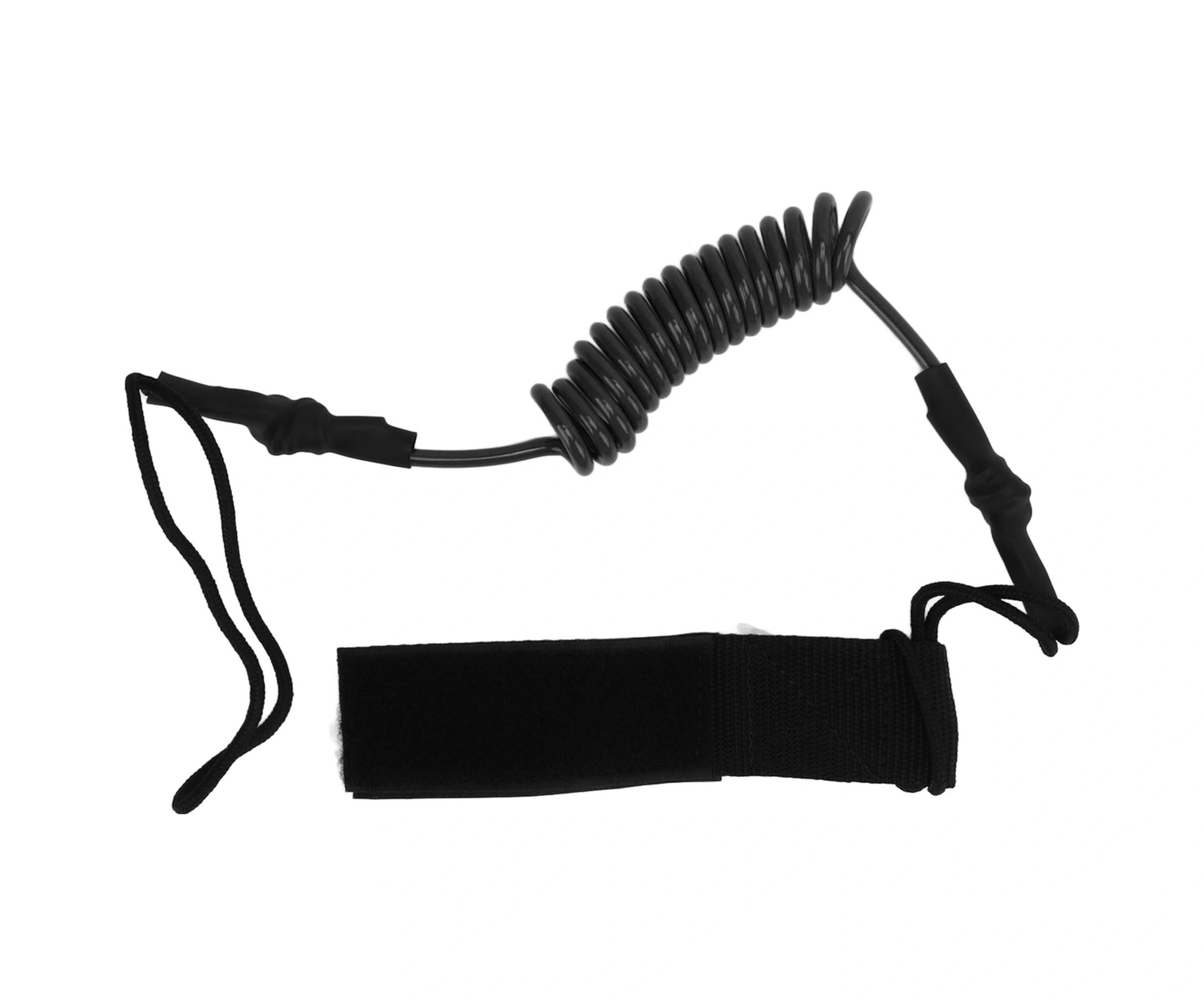 Vkemall Tpu Kayak Kayık Çubuk Güvenlik Kordonu: Dalgalar Tahtası İçin Kayıp Engelleme, Esnek Yaylı, Halka Kanca Ve Ayarlanabilir, Siyah