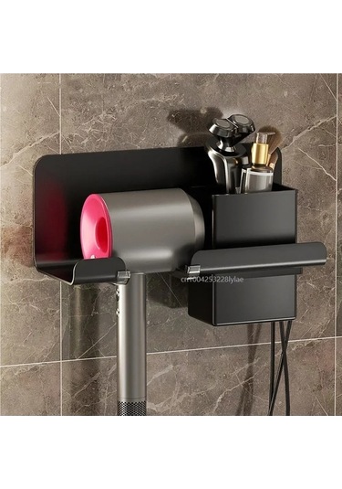 Jialan Saklama Kutusu Dayanıklı Alüminyum Alaşım Saç Kurutma A Siyah