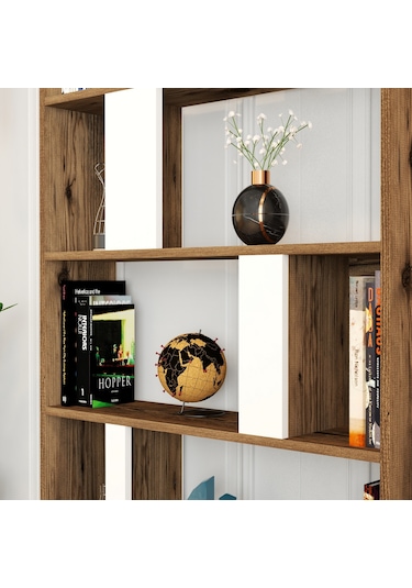 Variant Variant Lima Kitaplık - Ceviz / Beyaz