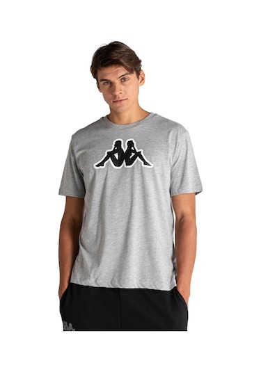 Kappa Logo Zobi Tk Gri Erkek Kısa Kol T-Shirt - 555984412 Gri