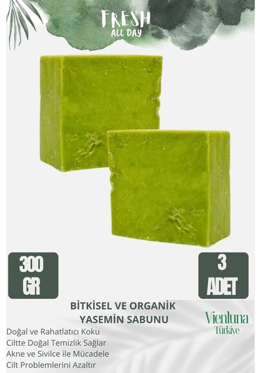 Vienluna El Yapımı Yasemin Sabunu 3 x 120 G