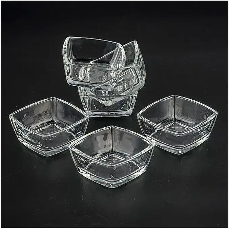 Tocka Posudy 66 Mm Kare Cam Sosluk Seti 6 Adet 147203853 Beyaz