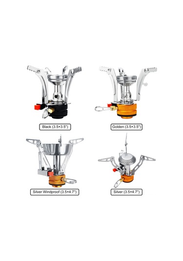 Dianziye Kamp Ocağı - Katlanabilir, Taşınabilir Ve Hafif - Dış Mekan Pişirme İçin Mükemmel Gümüş