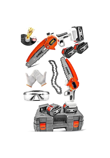 Stilmax 21V Profesyonel Çift Akülü Yağ Pompalı Dal Budama Makines