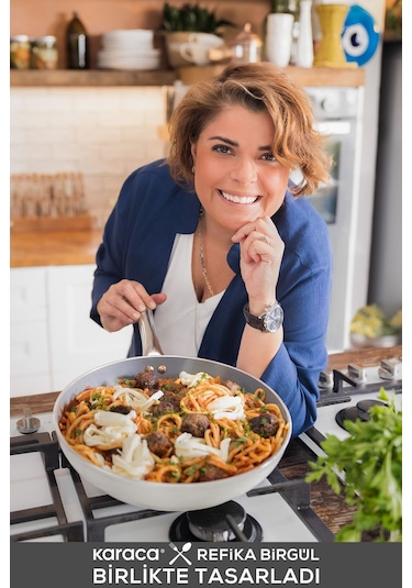 Karaca x Refika Swiss Crystal Creamy Metal Karnıyarık 30 Cm