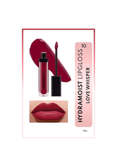 Hydramoist Lipgloss 10 Love Whisper Nemlendirici Dudak Parlatıcısı - Bordo Red Fire
