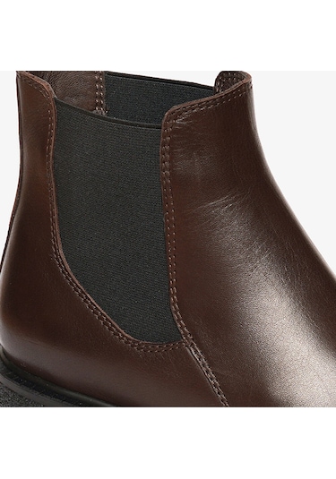 Greyder 33901 Kadın Kahverengi Hakiki Deri Chelsea Bot-682 Kahve