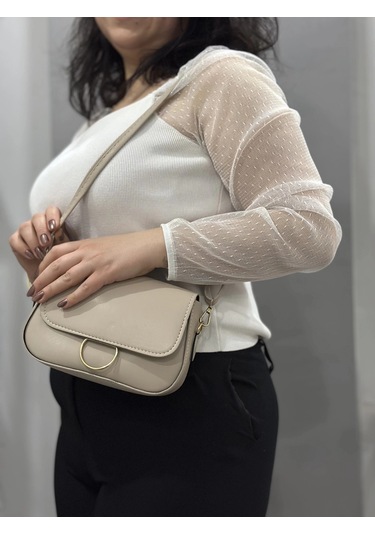 Biçomi Bej Cilt Mossi Çanta Bej