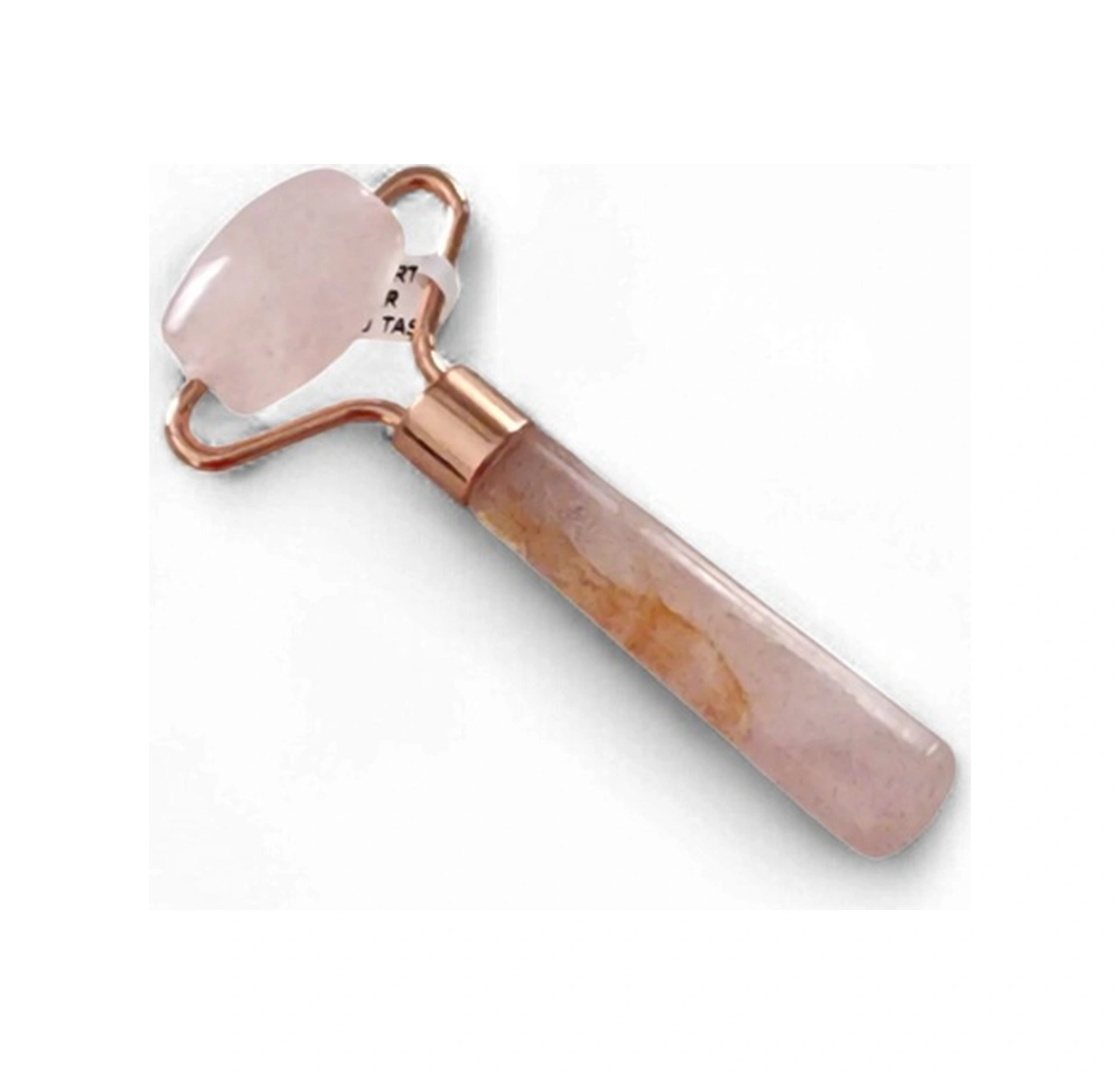 Pembe Quartz Mini Roller Masaj Taşı