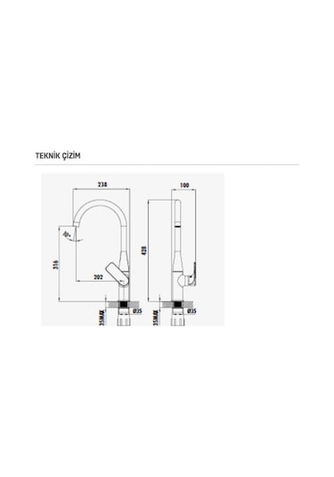 Creavit Faye FY8500 Mutfak Armatürü