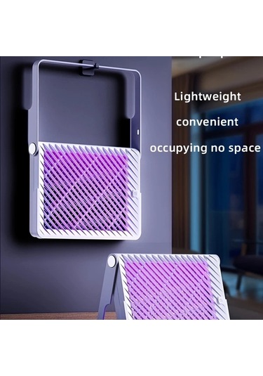 Boatshop1 Beyaz Elektrikli Sivrisinek Öldürücü Taşınabilir Ev Yatak Odası Ve Kamp İçin Sinek Lambası