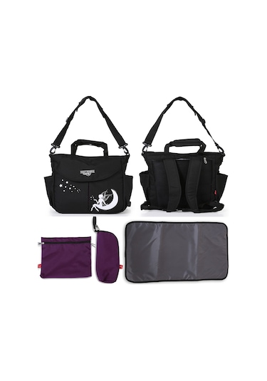 Coco Mamma Mira Anne Bebek Bakım Çantası Gizemli Siyah