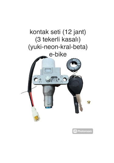 Kontak Seti 3 Tekerli 12 Jant Kasalı Yuki-neon-kral-beta E Bike