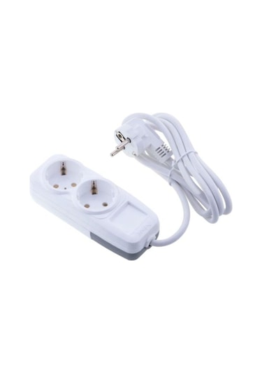 Far F291d 2'li Grup Priz 7 Metre Lara Ekstra Uzun Kablo, Güvenli Uzatma Priz 7 M