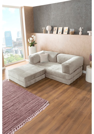 Argimo Godila Yatak Köşe Koltuk Beyaz